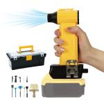 Compressed Air Duster Cordless Dust Blower for Dewalt 20V Battery, 130000RPM Brushless Turbo Fan Handheld Mini Jet Dry Blower for Keyboard Car Camping Workshop Home Cleaning(Battery Not Included)