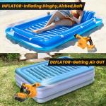 Cordless Leaf Blower for Dewalt 20V Max Battery, Jobsite Air Blower with Brushless Motor,6 Variable Speed Up to 180MPH,2-in-1 Handle Electric Blower and Vacuum Cleaner(Battery Not Included)