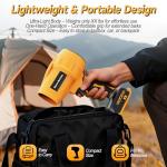 Cordless Leaf & Dust Blower Compatible with DEWALT 20V Battery – 30,000 RPM High-Speed Jet Fan, Lightweight Handheld Air Blower for Car Drying, Lawn & Garage Cleaning (Tool Only)