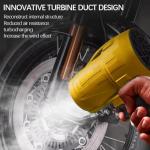 Brushless Leaf Blower for DEWALT 20V Battery, Cordless High-Speed Handheld Air Blower, Jet Fan Design for Patio Cleaning, Lawn Care, Blowing Leaves/Dust (No Battery & Charger Included)