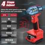 Cordless Leaf Blower, 130000 RPM High Speed Jet Fan, Compatible with Craftsman 20V Battery, Lightweight Handheld Electric Blower for Lawn Care, Yard, Patio, Dust & Debris Cleaning