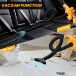 Cordless Leaf Blower for Dewalt 20V Max Battery, Jobsite Air Blower with Brushless Motor,6 Variable Speed Up to 180MPH,2-in-1 Handle Electric Blower and Vacuum Cleaner(Battery Not Included)