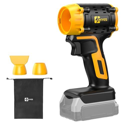 ohyes Air Blower Brushless HighSpeed Motor Compatible with DeWALT 20v Max Battery Air Duster Leaf Blower for Camping BBQ & Workshop (Battery not Included)