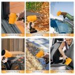 Cordless Leaf Blower for DeWalt 20V Battery, 30000 RPM Handheld Jet Fan Air Blower, Mini Jet Dry Blowers Fan for Patio Cleaning, Lawn, Car (NO Battery)