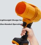 Electric Cordless Leaf Blower for Dewalt 20V Battery, 135MPH Dust Blower, High-Speed Brushless Motor Handheld Jet Fan Air Blower for Patio Cleaning Lawn Care Blowing Leaves and Dust (No Battery)