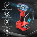 Cordless Leaf Blower, 130000 RPM High Speed Jet Fan, Compatible with Craftsman 20V Battery, Lightweight Handheld Electric Blower for Lawn Care, Yard, Patio, Dust & Debris Cleaning