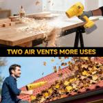 Electric Leaf Blower Cordless for De-walt 20v Max Battery, Handheld Leaf Blowers for Lawn Care, Blowing Leaves ＆ Dust, Turbo Jet Blower Car Dryer,battery Powered Mini Leaf Blower(Battery Not Included)