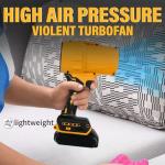 Cordless Leaf Blower for Dewalt 20v Battery, Brushless Dust Blower,30000 RPM Mini Dry Blowers Fan, Handheld Electric Dust Blowers for Home Cleaning, Car, Outdoor(Tool Only)