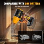 ohyes Air Blower Brushless HighSpeed Motor Compatible with DeWALT 20v Max Battery Air Duster Leaf Blower for Camping BBQ & Workshop (Battery not Included)