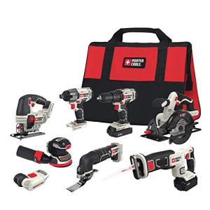 PORTER-CABLE 20V MAX 8-Tool Cordless Combo Kit