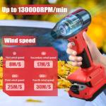 Cordless Leaf Blower, 130000 RPM High Speed Jet Fan, Compatible with Craftsman 20V Battery, Lightweight Handheld Electric Blower for Lawn Care, Yard, Patio, Dust & Debris Cleaning
