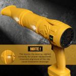 Electric Leaf Blower Cordless for De-walt 20v Max Battery, Handheld Leaf Blowers for Lawn Care, Blowing Leaves ＆ Dust, Turbo Jet Blower Car Dryer,battery Powered Mini Leaf Blower(Battery Not Included)