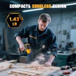 ohyes Air Blower Brushless HighSpeed Motor Compatible with DeWALT 20v Max Battery Air Duster Leaf Blower for Camping BBQ & Workshop (Battery not Included)