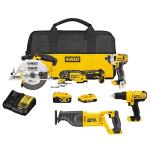 DEWALT 5 Tool Cordless Power Tool Combo Kit