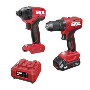 SKIL PWRCORE 20V Drill and Impact Driver Combo