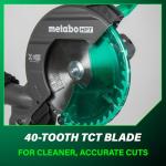 Metabo HPT 10-Inch Miter Saw with Precision Cuts
