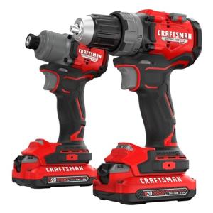CRAFTSMAN 20V Cordless Drill and Impact Driver Set