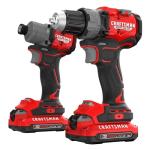 CRAFTSMAN 20V Cordless Drill and Impact Driver Set