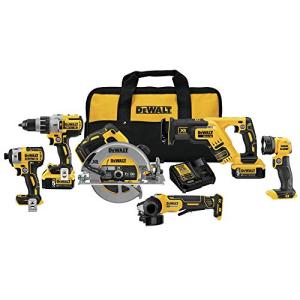 DEWALT 20V MAX Cordless Drill 6-Tool Kit