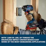 BOSCH 18V Brushless Drill and Impact Driver Set