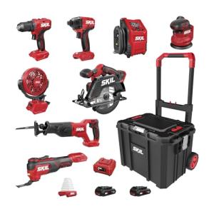 SKIL PWR CORE 20V 9-Tool Power Tool Kit