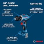 BOSCH 18V Brushless Drill and Impact Driver Set