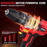 TEENO 20V Max 7-Piece Cordless Tool Set