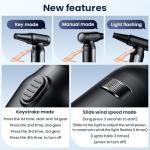 Electric Compressed Air Duster - 32,0000 RPM Rechargeable Cordless Air Blower for PC, Computer Keyboard Cleaning Kit - Mini Battery Powered Air Duster for Electronics, Car, Home - Replaces Air Cans