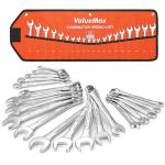 ValueMax 20PC Mechanics Wrench Set with Pouch