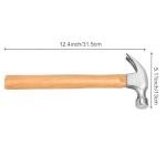 4-Pack 16 oz Claw Hammers with Wood Handles