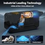 Inzeetor 150 PSI Portable Car Air Compressor