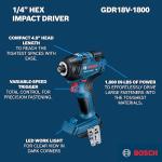 BOSCH 18V Brushless Drill and Impact Driver Set