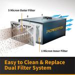 POWERTEC AF4000 3-Speed Remote Air Filtration System