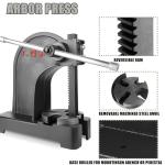 Heavy Duty 1 Ton Manual Arbor Press