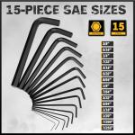 31-Piece Hex Key Allen Wrench Set