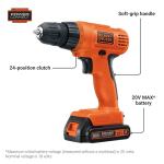 Black & Decker 20V MAX Lithium Cordless Drill