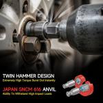 FORZA 1/2" Composite Air Impact Wrench 1,657 ft-lbs