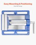 4 Inch Portable Drill Press Vise with Slotted Base