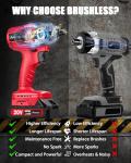 AVID POWER 20V Brushless Impact Driver Kit