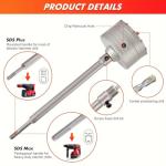 Tungsten Carbide Core Drill Bit Set with SDS Adapter