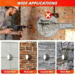 Tungsten Carbide Core Drill Bit Set with SDS Adapter