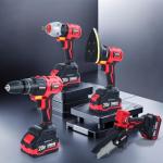 TEENO 20V Max 7-Piece Cordless Tool Set
