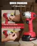 AVID POWER 20V Brushless Impact Driver Kit