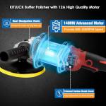 KITLUCK 12Amp 6"/7" Rotary Polisher for Cars