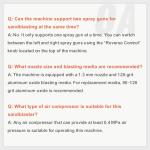 Vevor Professional Sandblaster with 2 Pens and Tanks