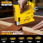ADOTOCAM Cordless Nail Gun for Dewalt 20V