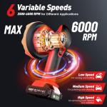 Avhrit Cordless Car Buffer Polisher Kit with Extras