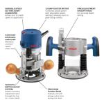 Bosch 2.25 HP Plunge and Fixed-Base Router