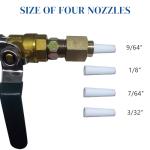 Portable 20 Gallon Sandblaster with Wheels