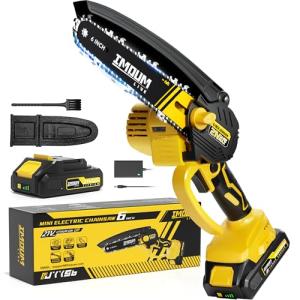 Cordless 6-Inch Mini Chainsaw for Easy Trimming